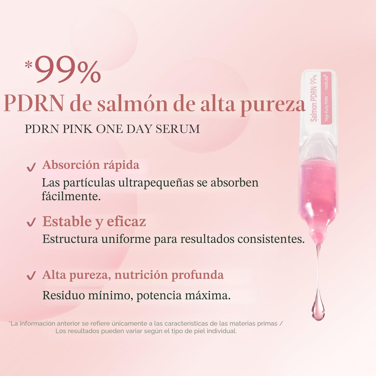 MEDICUBE Salmon DNA PDRN Pink One Day Serum 99 Intensive