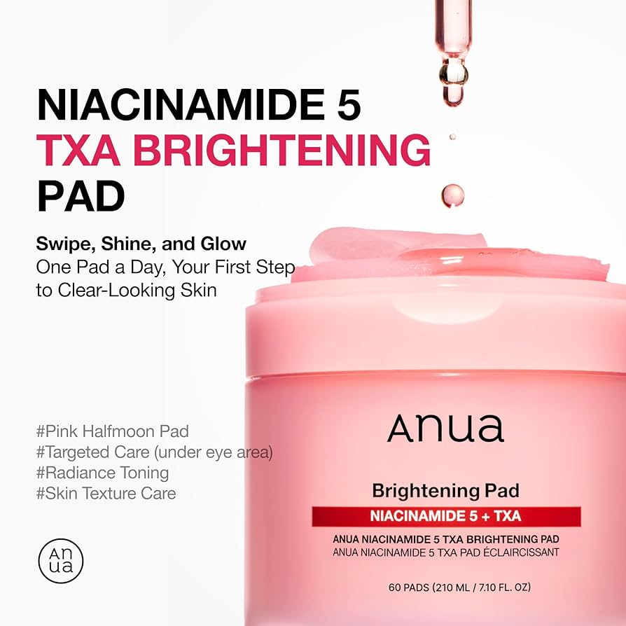 ANUA Niacinamide 5% Toner Pads Hydrating 60und
