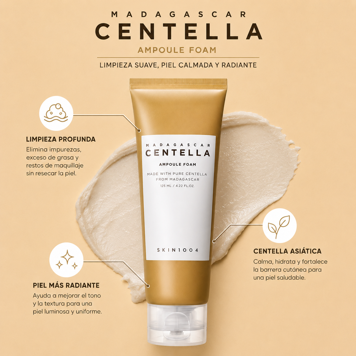 SKIN1004 Madagascar Centella Ampoule Foam 125ml