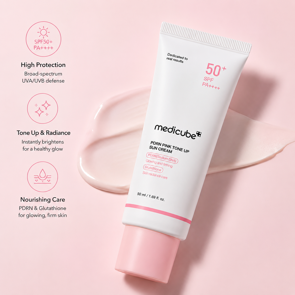 PDRN Pink Tone Up Sun Cream 50ml