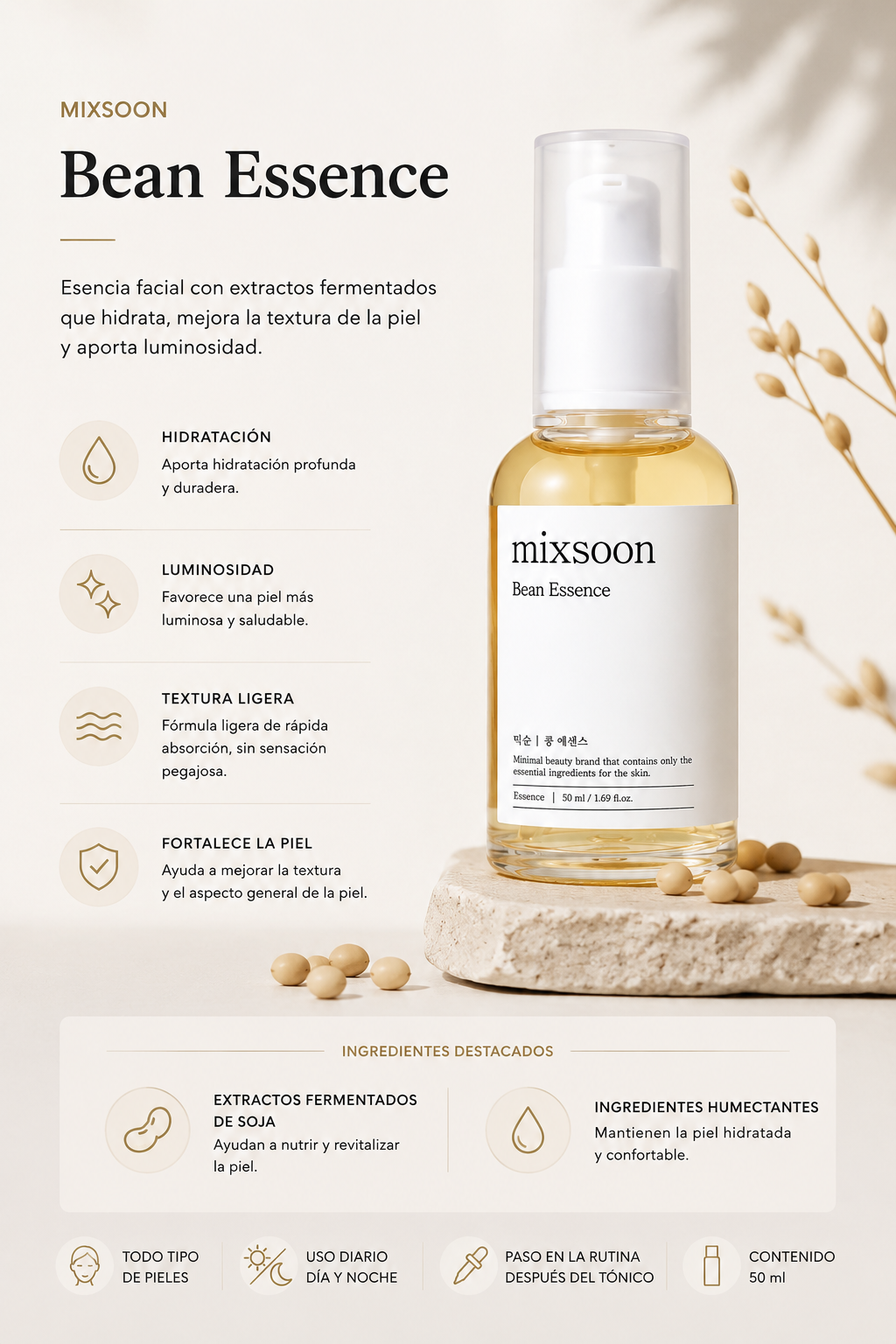 Mixsoon Bean Essence 50ml