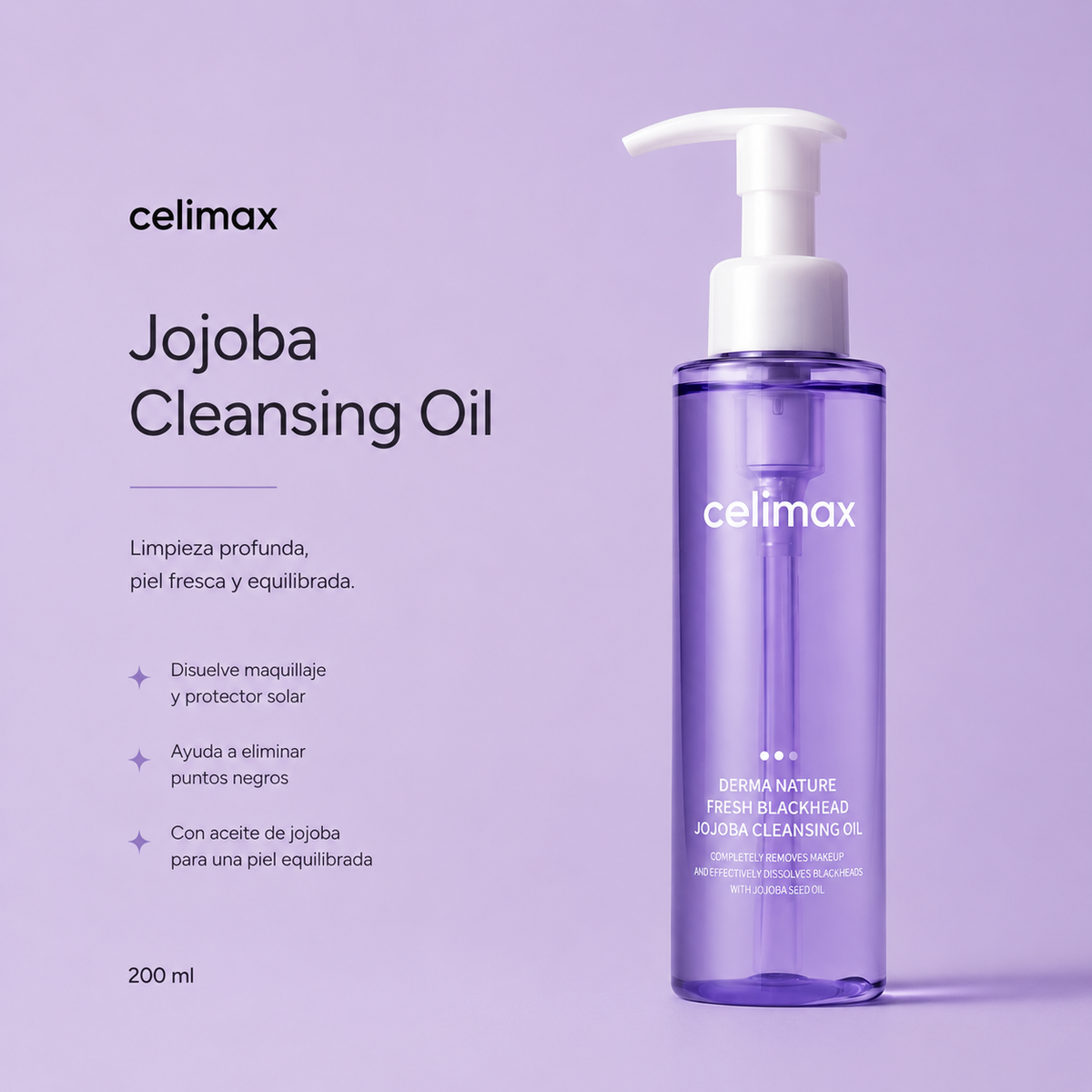Celimax Derma Nature Fresh Blackhead Jojoba Cleansing Oil 150ml