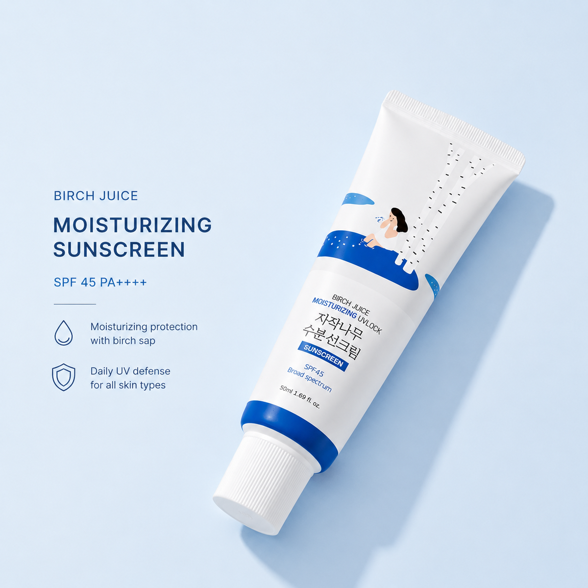 Round Lab Birch Juice Sunscreen SPF50+ PA++++ 50ml